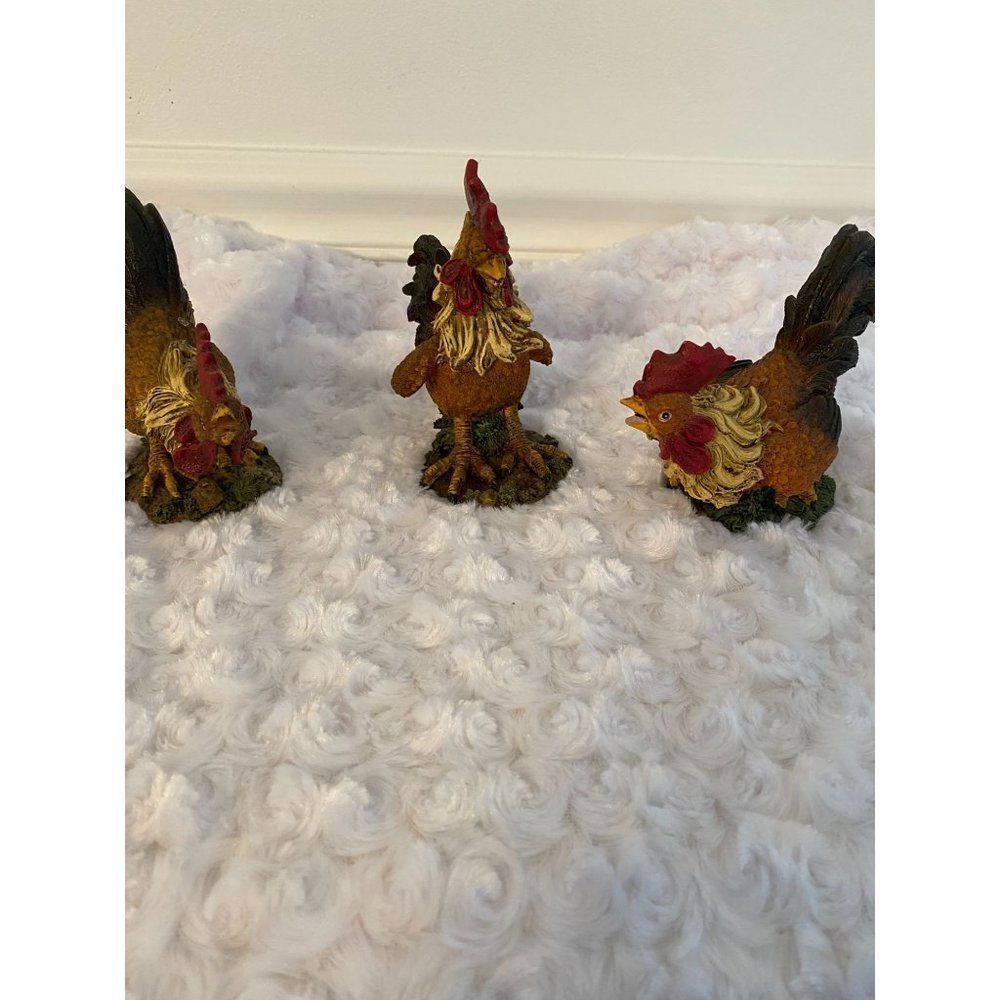 Barnyard Chickens, Set of 3